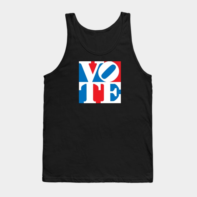 VOTE Square Tank Top by designedbygeeks